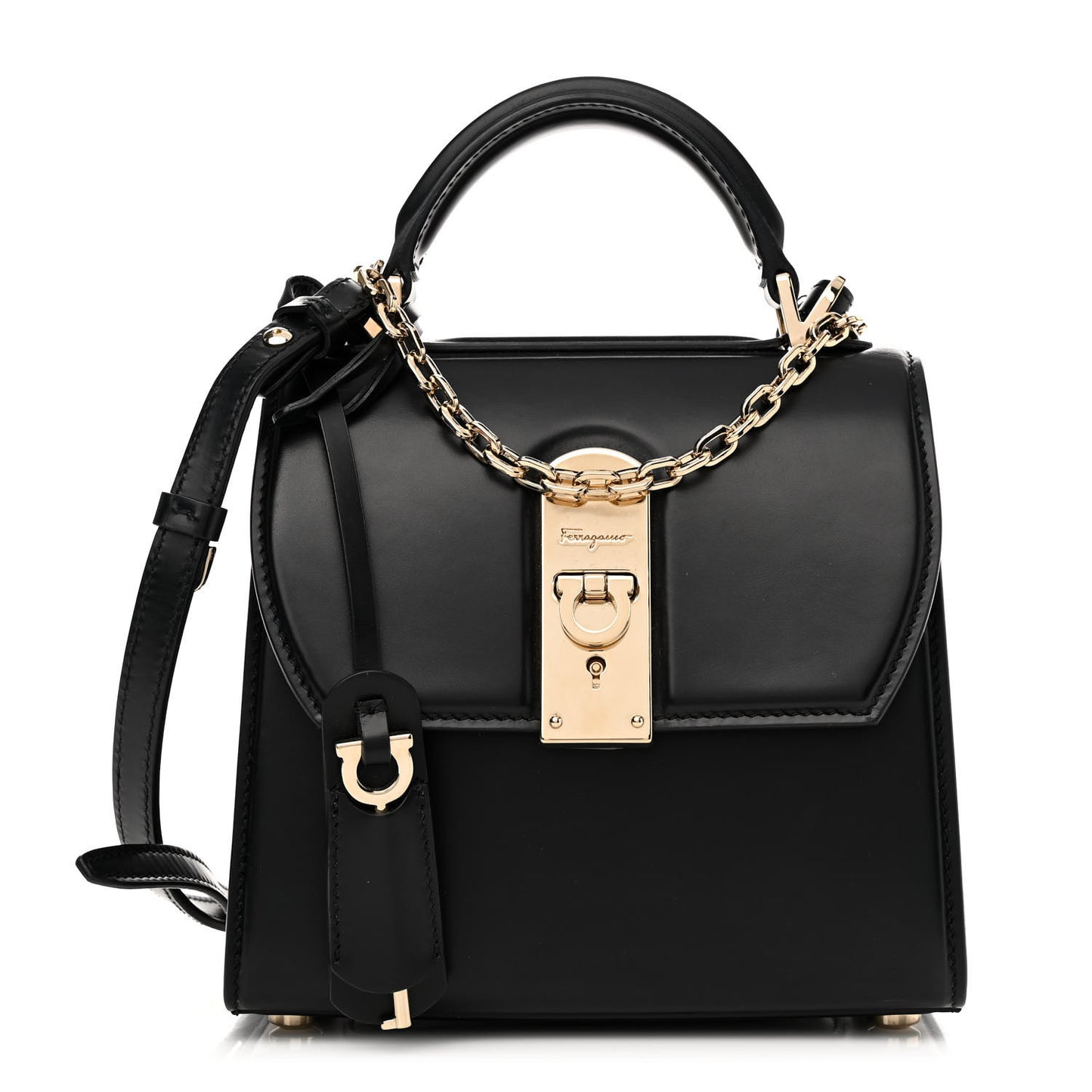 Smooth Calfskin Small Boxyz Black