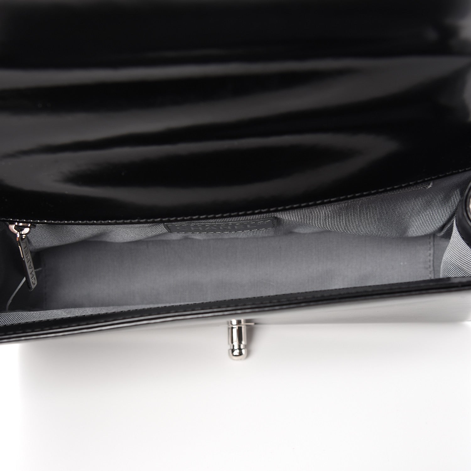 Chanel Glazed Calfskin Medium Boy Flap Black 5 of 11