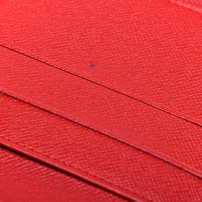 Louis Vuitton Epi Elise Wallet Castillan Red 9 of 13