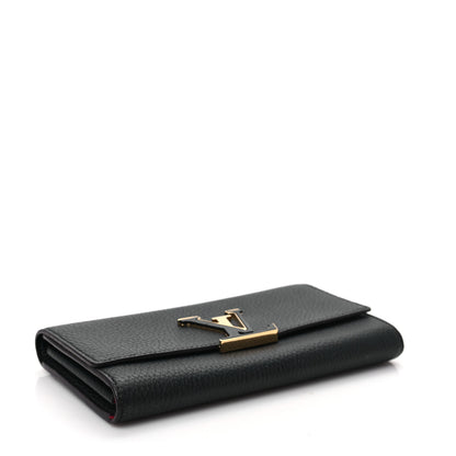 Louis Vuitton Taurillon Capucines Wallet Black 4 of 7