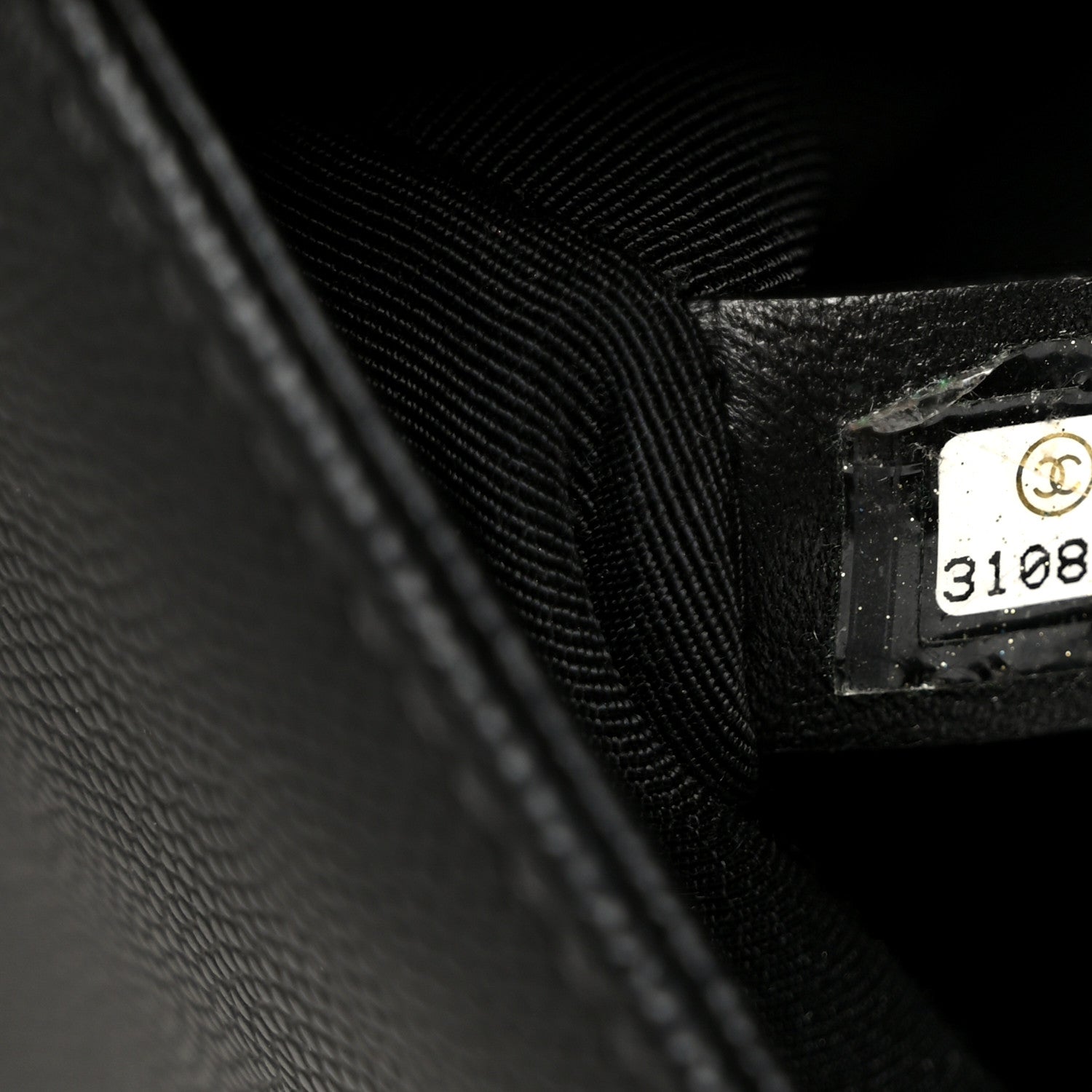 Chanel Caviar Quilted Medium Boy Flap Black 7 of 10