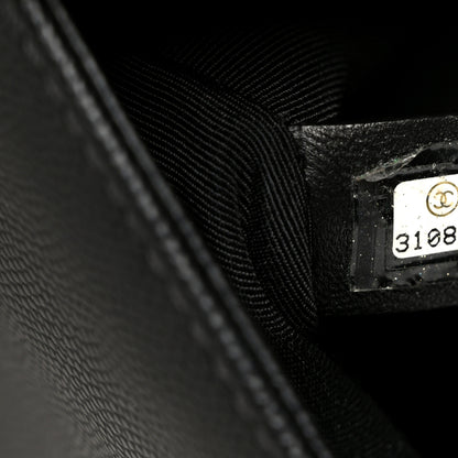 Chanel Caviar Quilted Medium Boy Flap Black 7 of 10