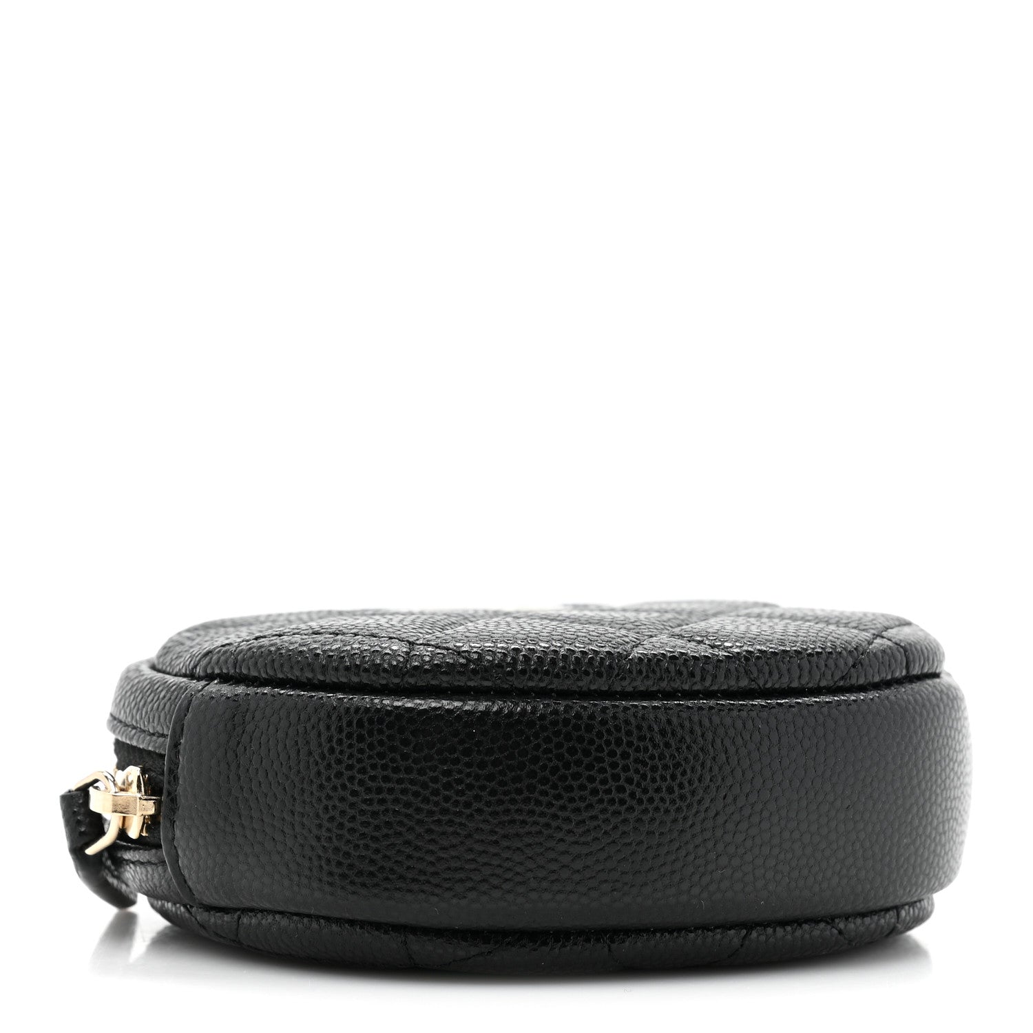 Chanel Caviar Quilted Zip Around Classic Coin Purse Black 4 of 10