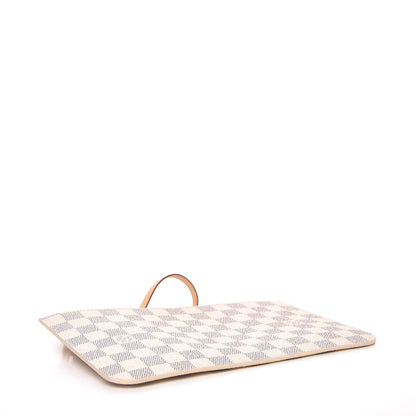 Louis Vuitton Damier Azur Neverfull MM GM Pochette Rose Ballerine 4 of 8