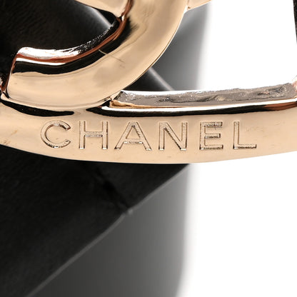 Chanel Calfskin CC Heart Coco In Love Belt 80 32 Black 3 of 7