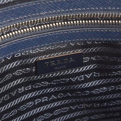 Prada Saffiano Travel Briefcase Baltico 6 of 8
