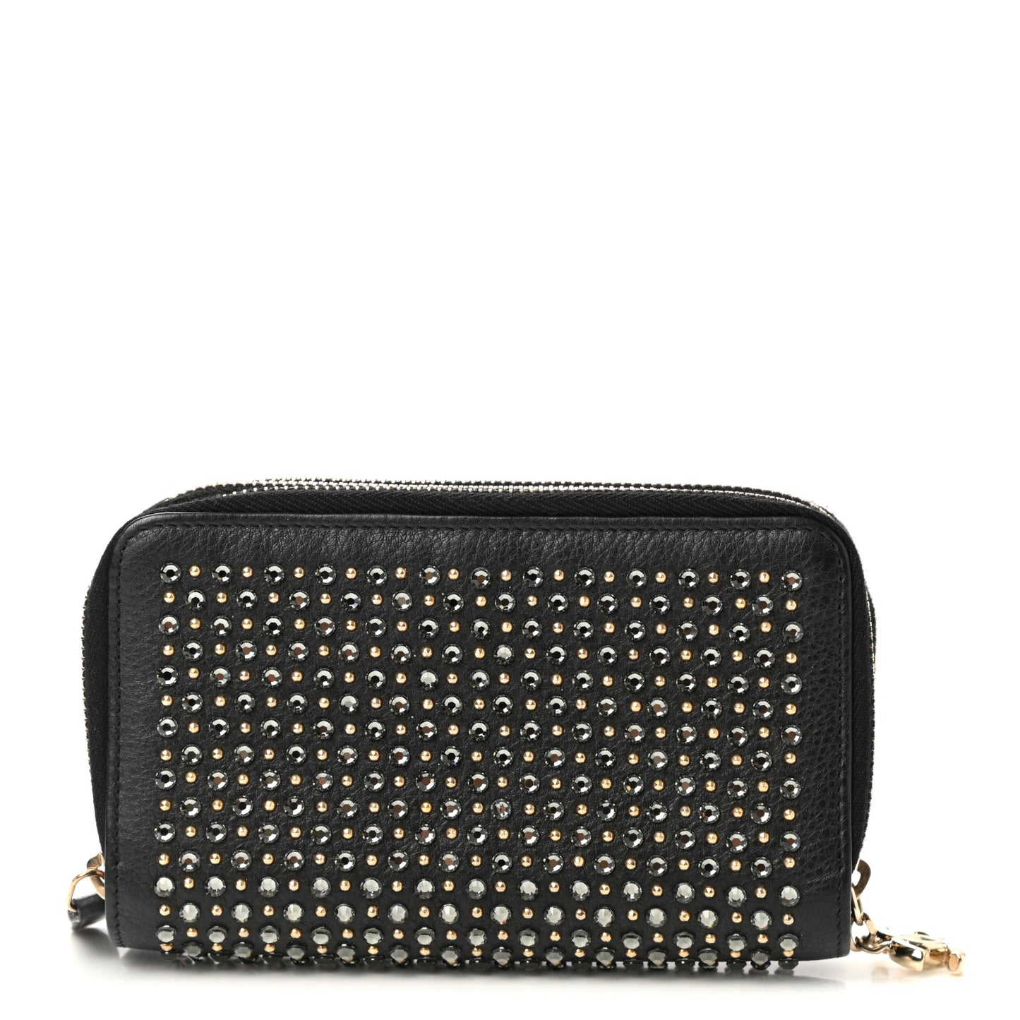 Bullskin Strass Studded Zip Around Phone Holder Black