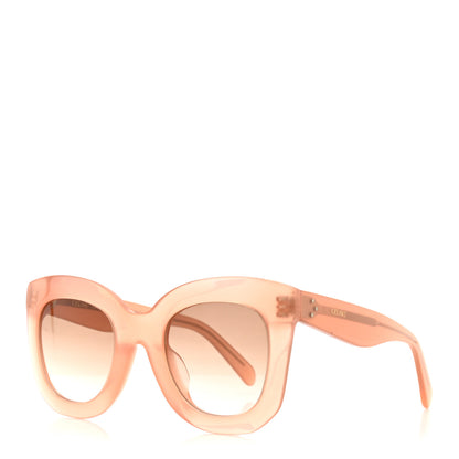 Celine Oversized Round Sunglasses CL4005FN Peach 1 of 7