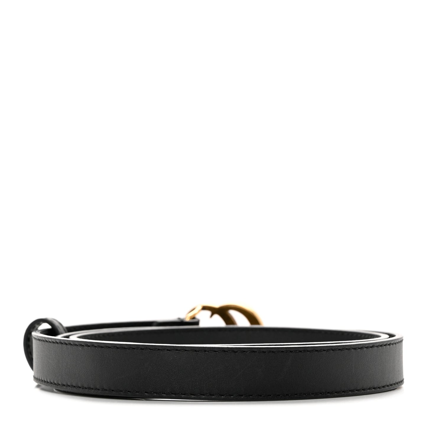 Calfskin Double G 20mm Belt 90 36 Black