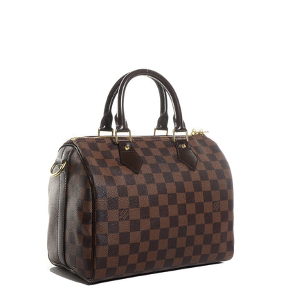 Louis Vuitton Damier Ebene Speedy Bandouliere 25 3 of 8