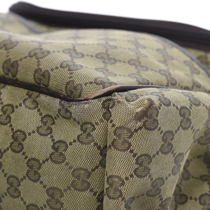 Gucci Monogram Large Diaper Bag Dark Brown 11 of 22