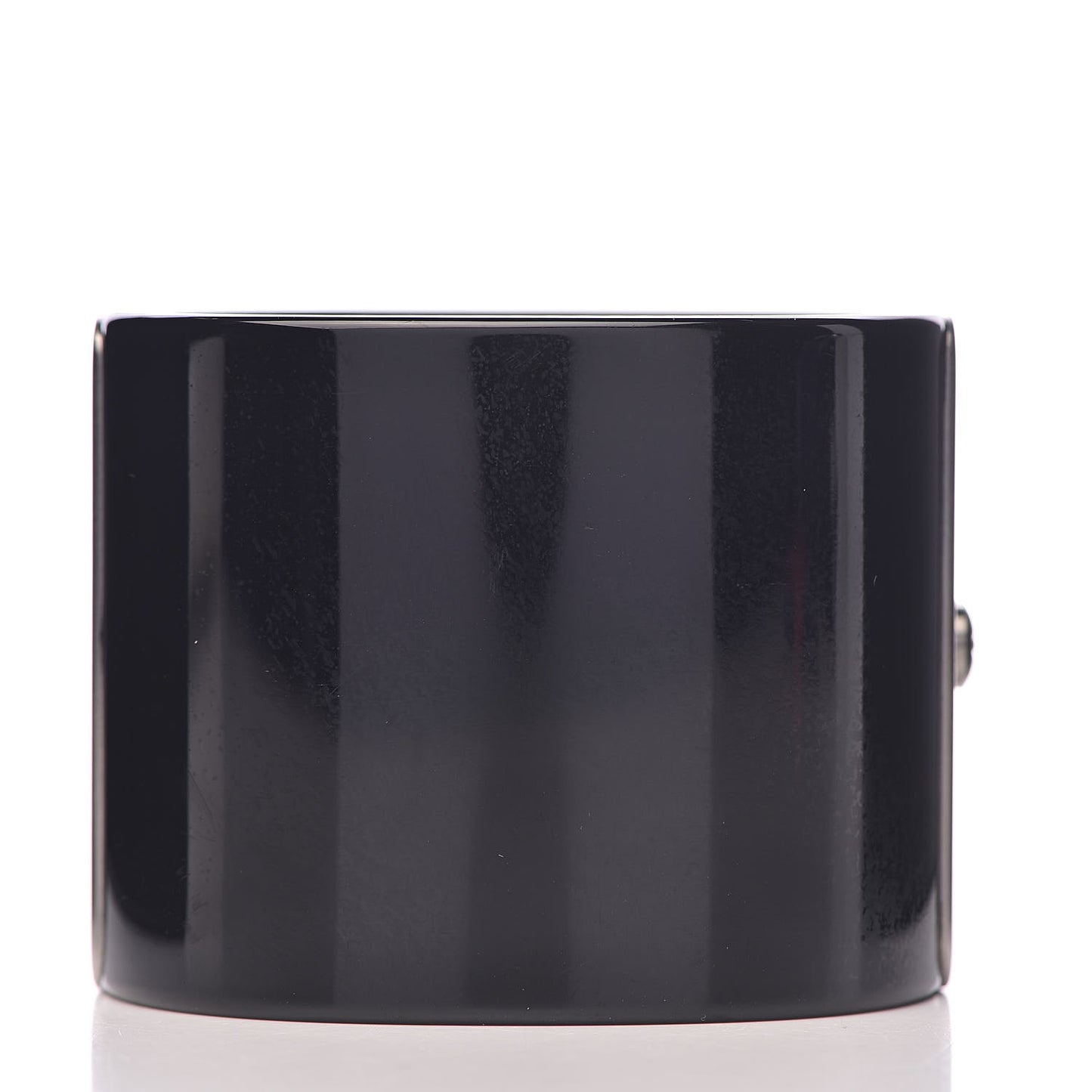 Resin Baguette Crystal CC Cuff Black