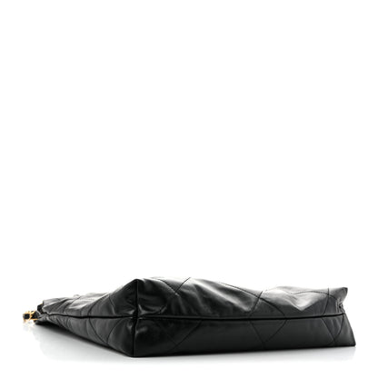 Chanel Shiny Calfskin Quilted Small Chanel 22 Black 5 of 13