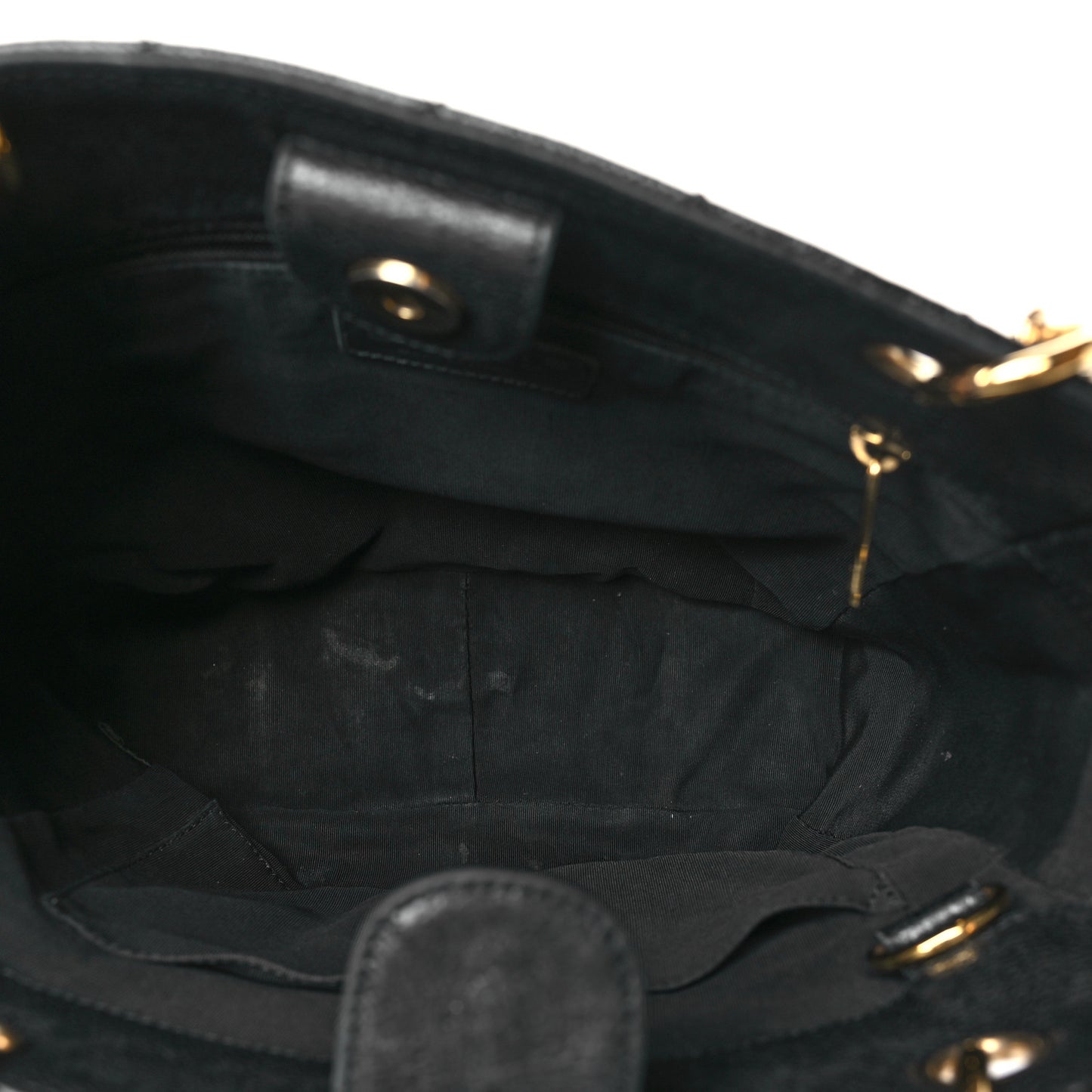 Caviar Quilted Petit Shopping Tote PST Black