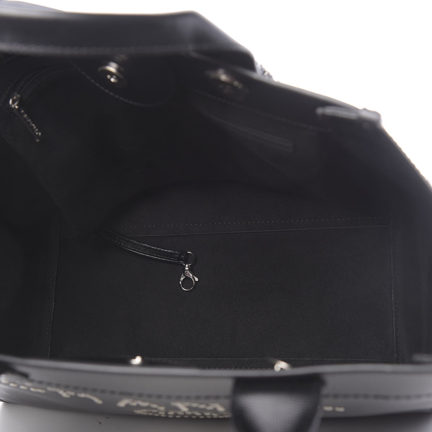 Chanel Caviar Small Studded Deauville Tote Black 5 of 11