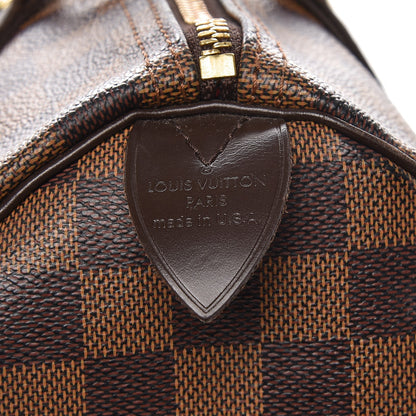 Louis Vuitton Damier Ebene Speedy 30 6 of 15