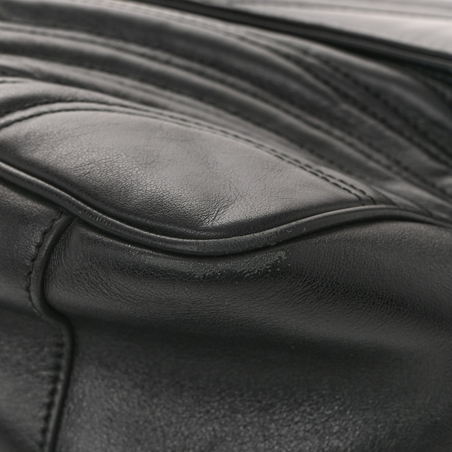 Calfskin Matelasse Large GG Marmont Shoulder Bag Black