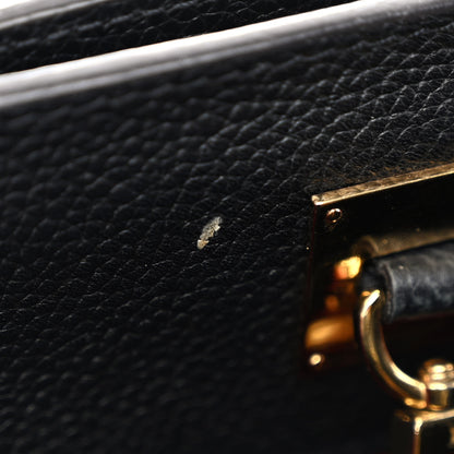 Louis Vuitton Taurillon City Steamer PM Black Rouge 10 of 11