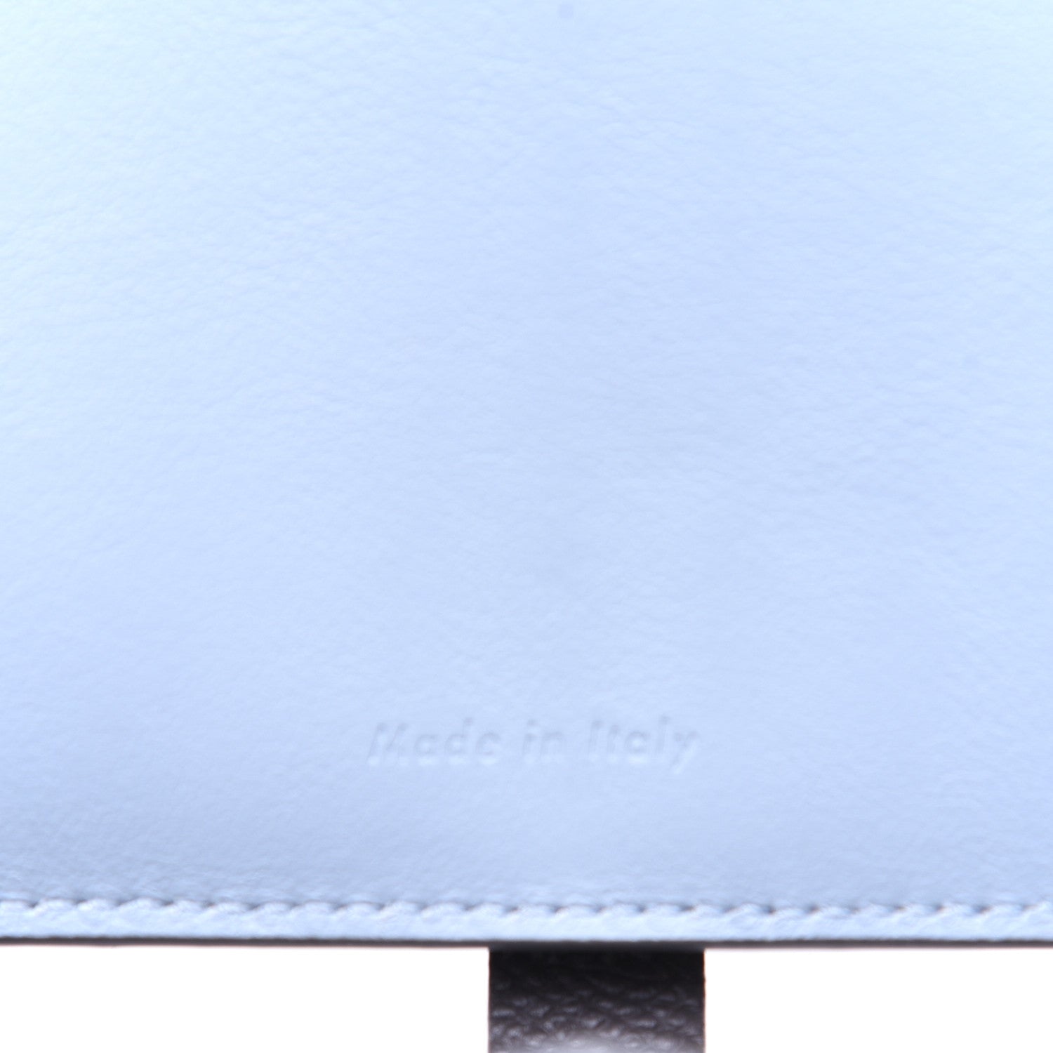 Celine Grained Calfskin Medium Multifunction Strap Wallet Grey Blue 9 of 11