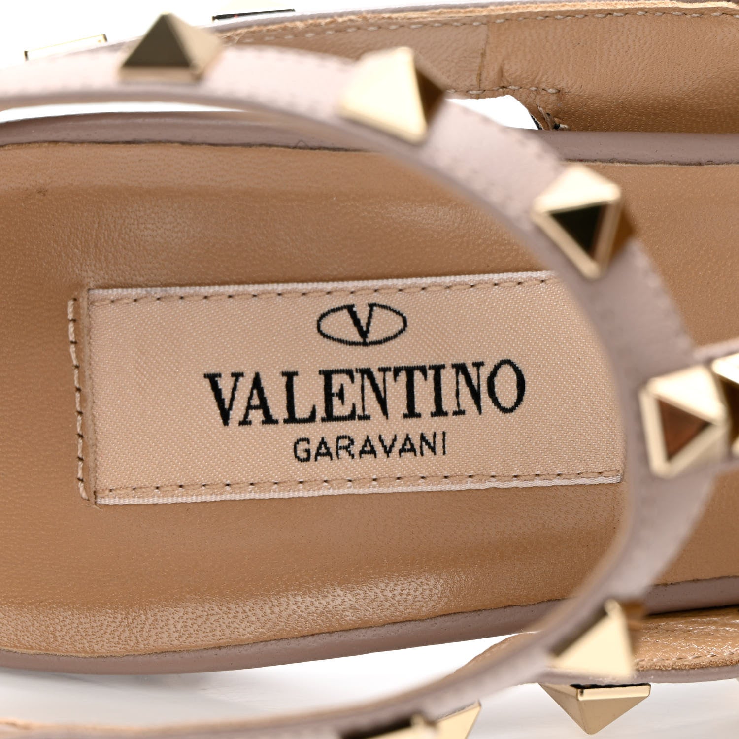 Valentino Garavani Patent Nappa Rockstud Ankle Strap 100mm Pumps 38.5 Black Poudre 7 of 10