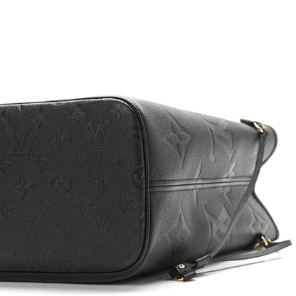 Louis Vuitton Empreinte Monogram Giant Neverfull MM Black 10 of 10