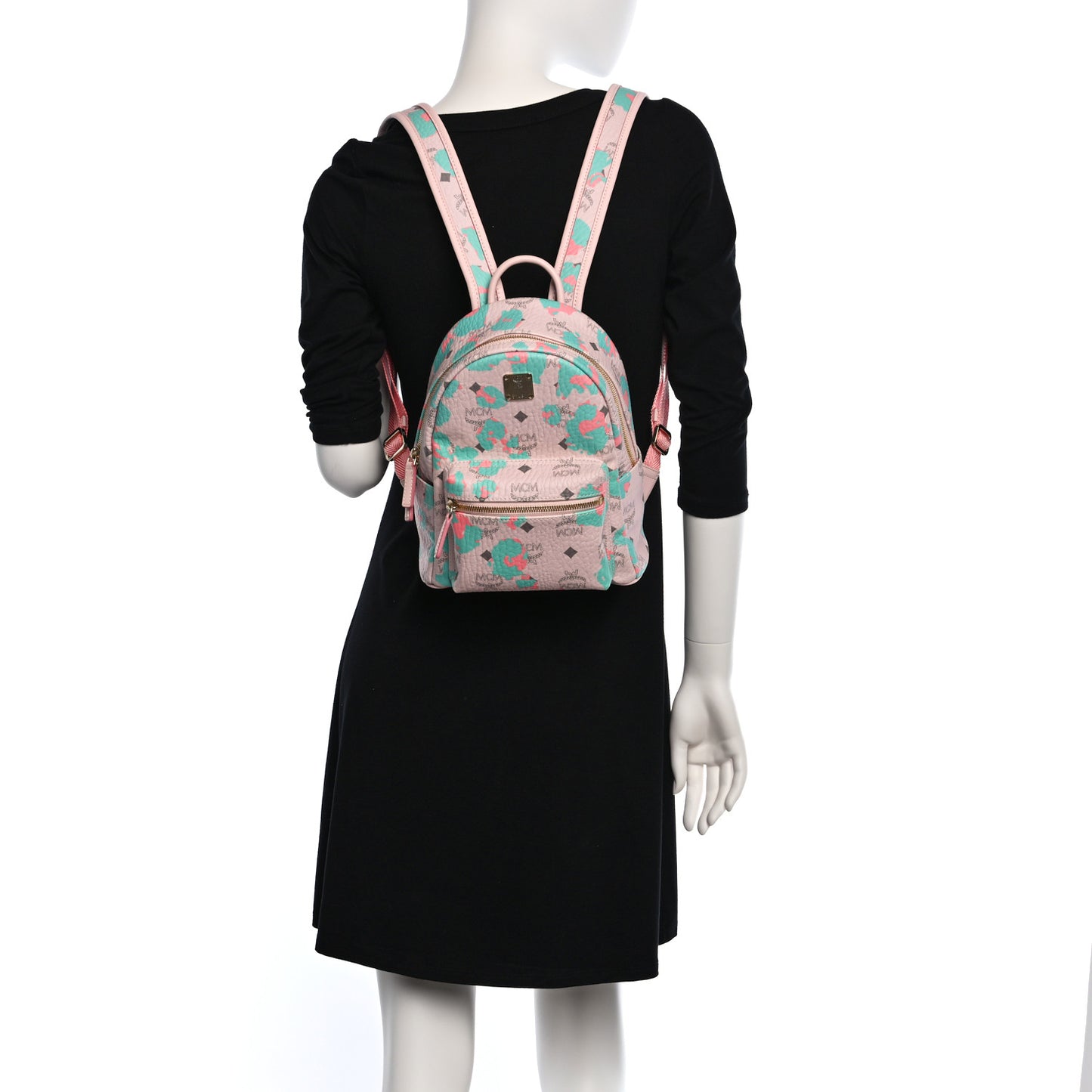 Visetos Floral Leopard Mini Stark Backpack Pink