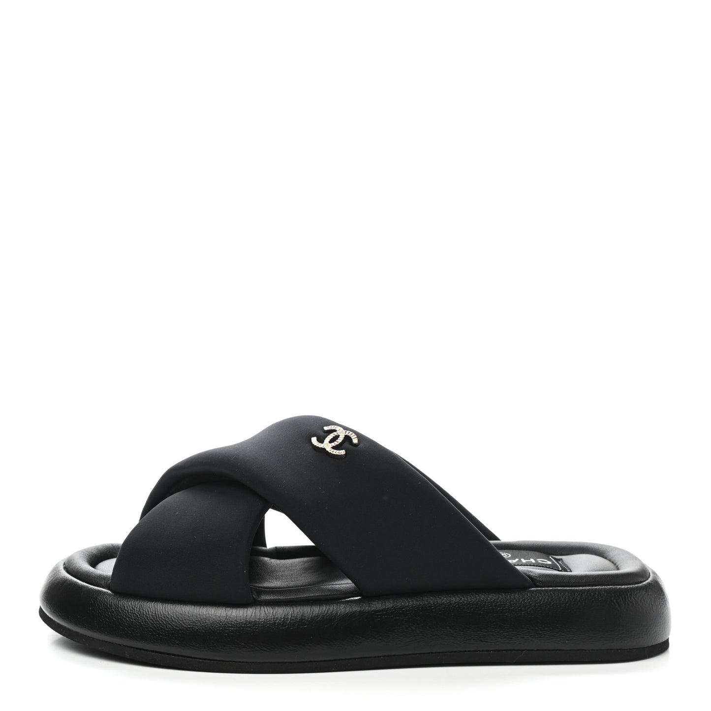 Fabric CC Mules Sandals 36 Black