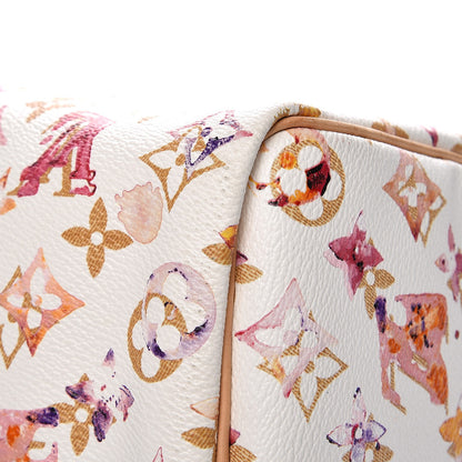 Louis Vuitton Watercolor Aquarelle Speedy 35 White 13 of 13