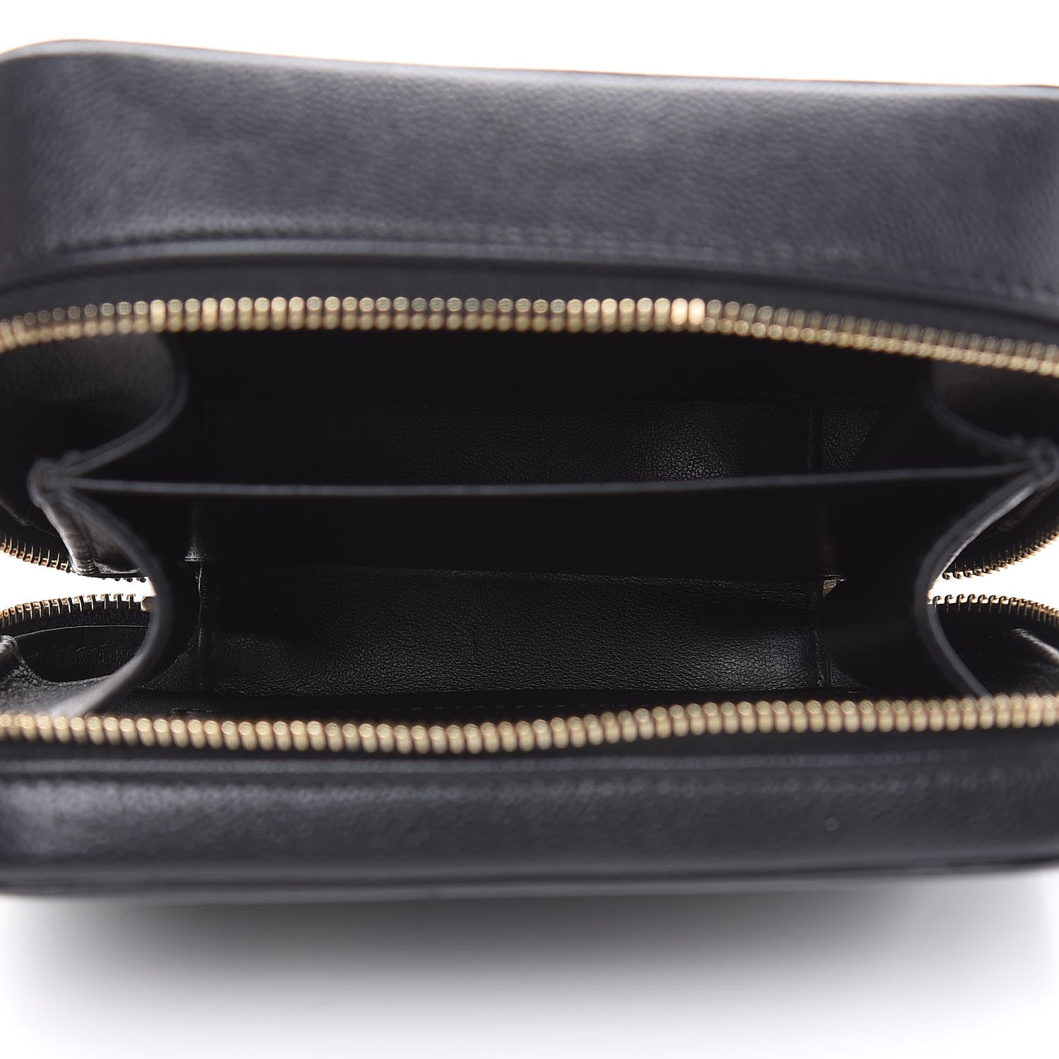 Chanel Caviar Quilted CC Filigree Vanity Clutch With Chain Black 5 of 11