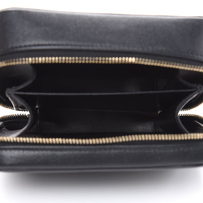 Chanel Caviar Quilted CC Filigree Vanity Clutch With Chain Black 5 of 11