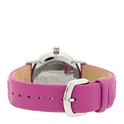 Fendi Stainless Steel Calfskin 29mm Forevermore Fendi Quartz Watch Bouganville Fuschia 3 of 4