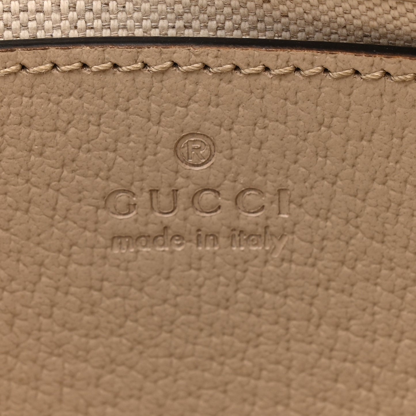 GG Supreme Monogram Textured Dollar Calfskin Small Ophidia Hobo Beige Mystic White Oatmeal