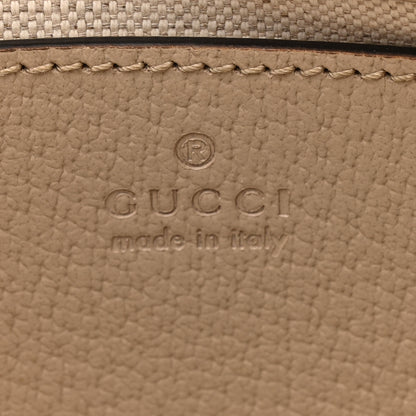 Gucci GG Supreme Monogram Textured Dollar Calfskin Small Ophidia Hobo Beige Mystic White Oatmeal 6 of 14