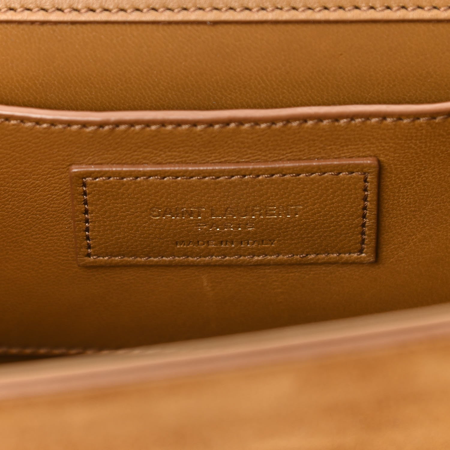 Saint Laurent Suede Medium Classic Monogram Kate Tassel Satchel Light Ochre 6 of 12