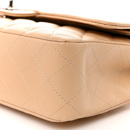 Chanel Caviar Quilted Medium Double Flap Beige 10 of 10