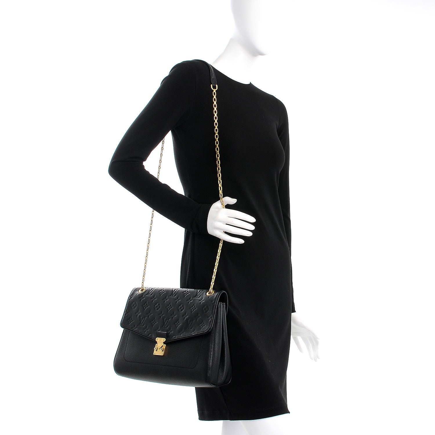 Louis Vuitton Empreinte Saint Germain MM Black 2 of 9