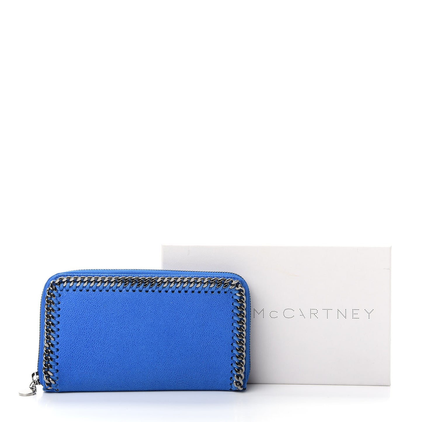 Shaggy Deer Falabella Zip Around Wallet Blue