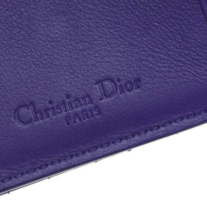 Christian Dior Patent Cannage Lady Dior Eden Wallet Purple 7 of 9