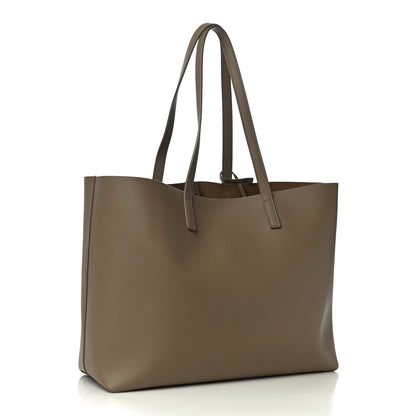 Saint Laurent Calfskin Large Shopping Tote Dark Beige 4 of 14