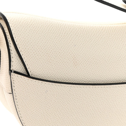 Christian Dior Grained Calfskin Mini Saddle Bag White 12 of 12