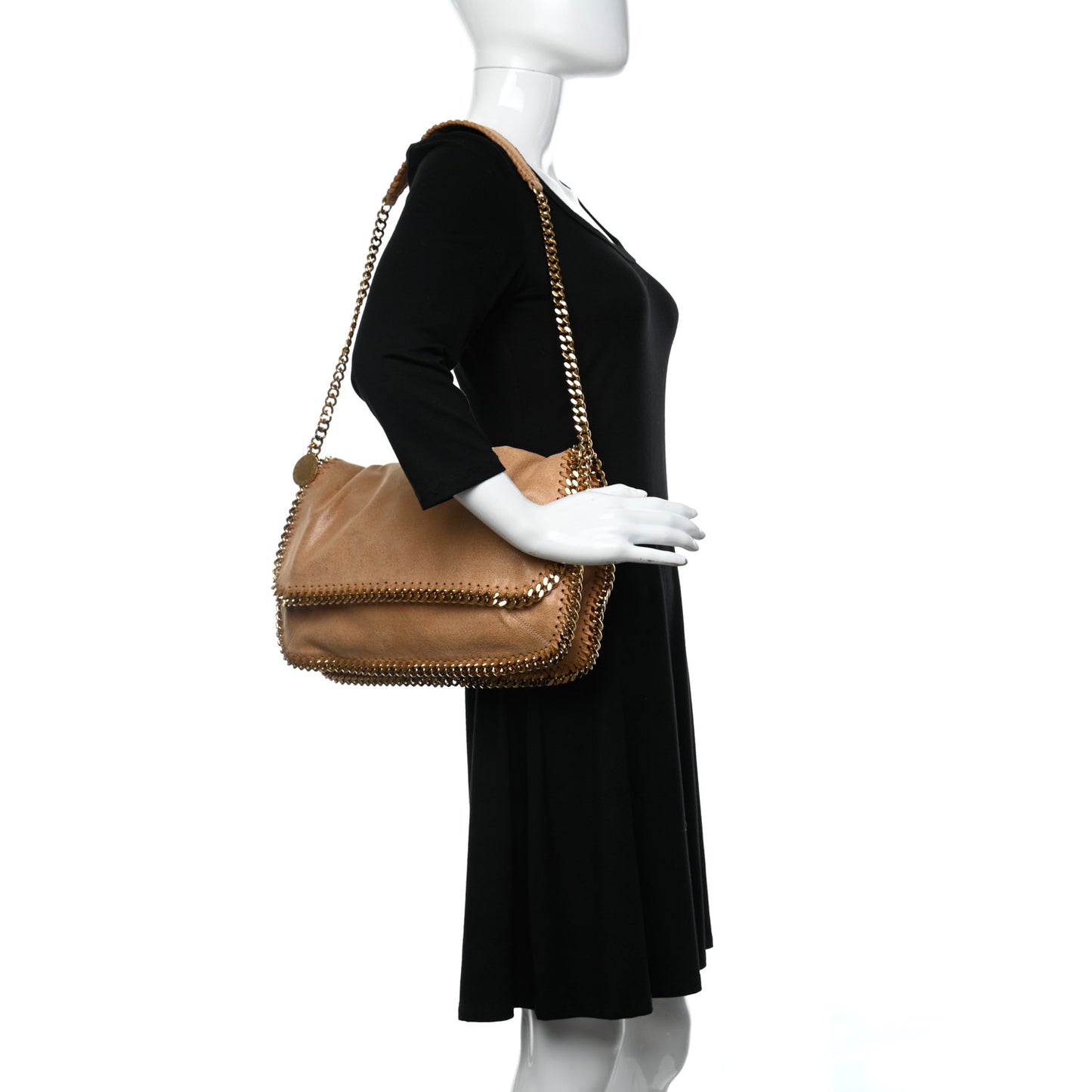 Shaggy Deer Falabella Messenger Tan