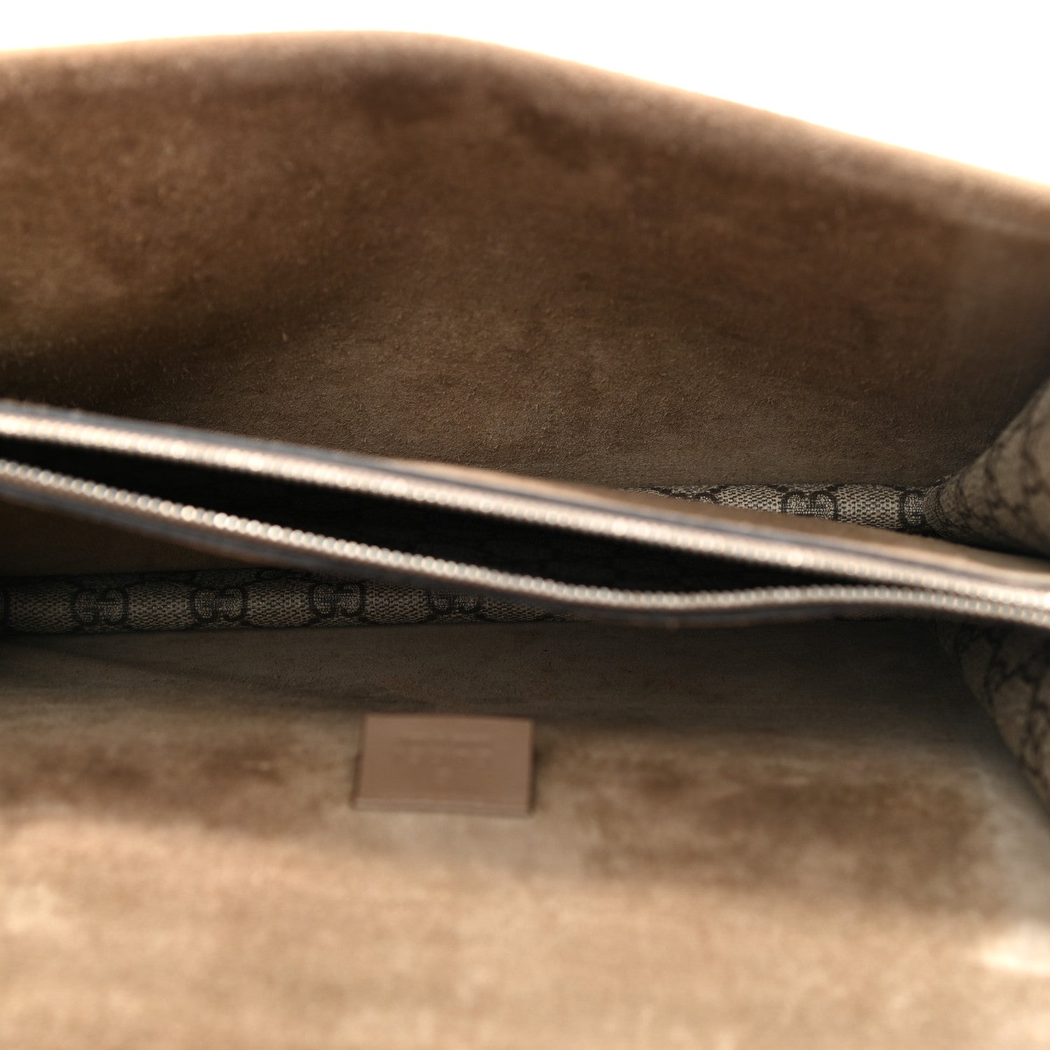 Gucci GG Supreme Monogram Medium Dionysus Shoulder Bag Taupe 5 of 11