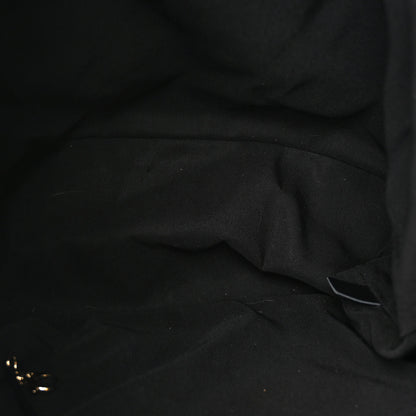 Chanel Lambskin Quilted Drawstring Backpack Black 5 of 11