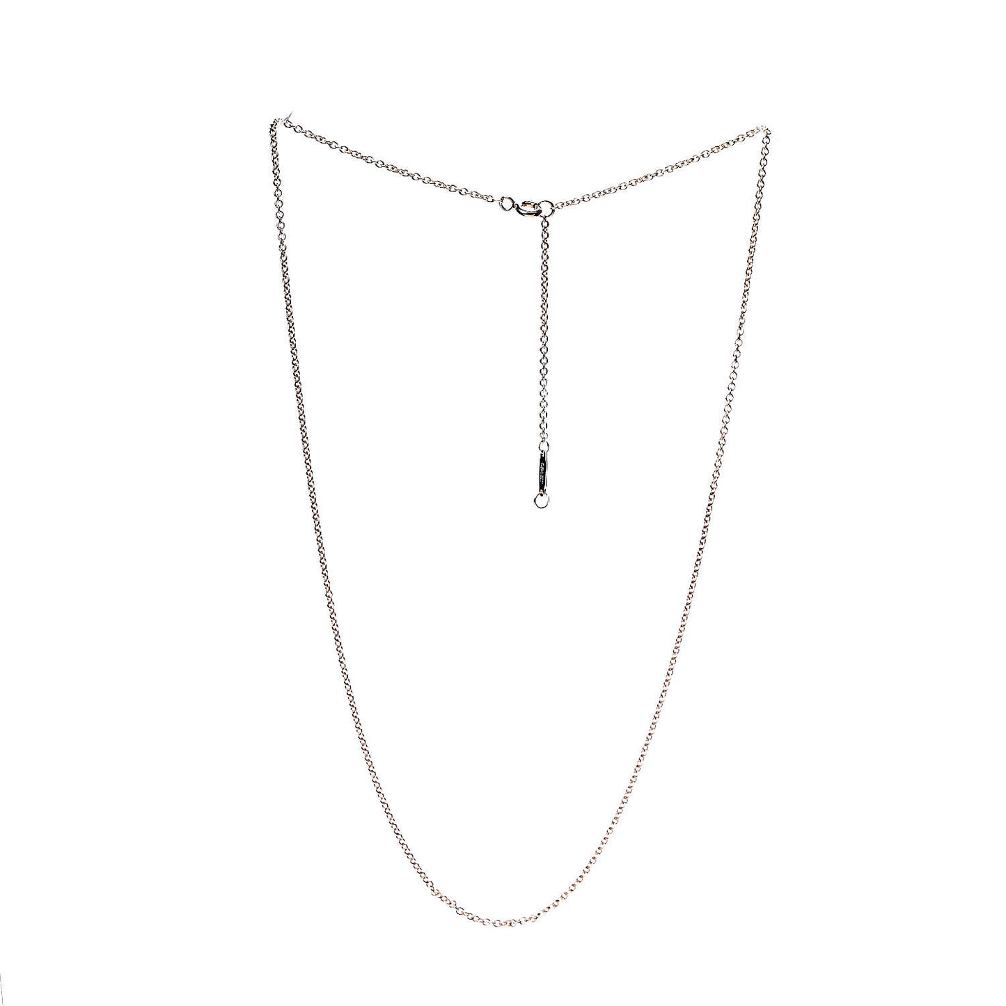 18K Yellow Gold Chain Necklace 18"