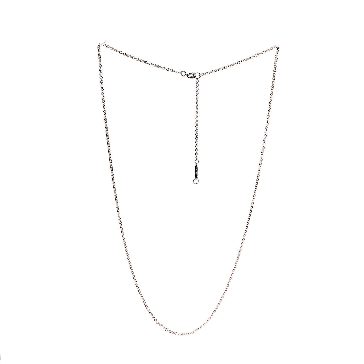 Tiffany 18K Yellow Gold Chain Necklace 18" 3 of 6
