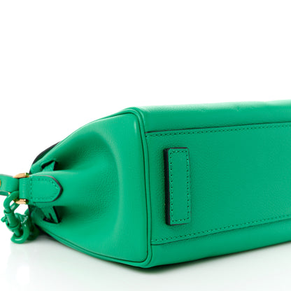 Versace Grained Calfskin Small La Medusa Bag Green 11 of 12
