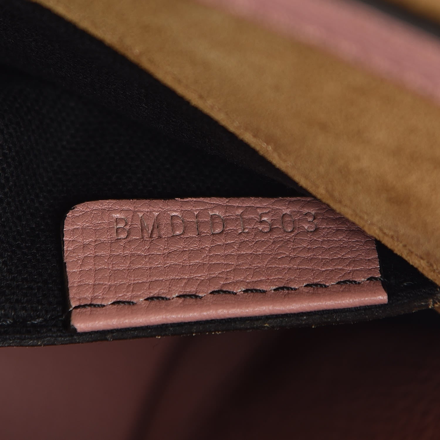 Burberry Derby Calfskin House Check Small Macken Crossbody Bag Dusty Rose 10 of 10