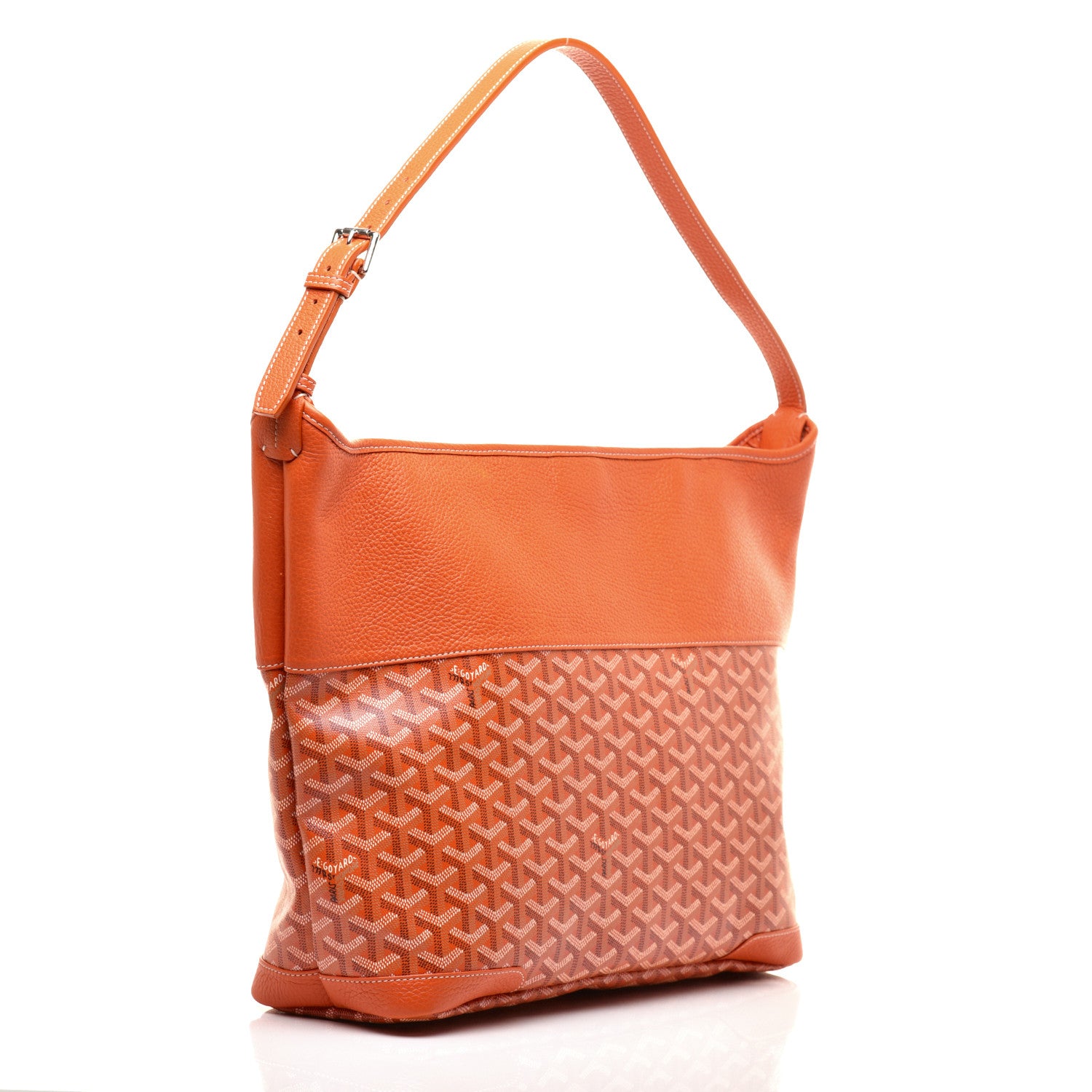 Goyard Goyardine Grenadines Hobo Orange 3 of 9