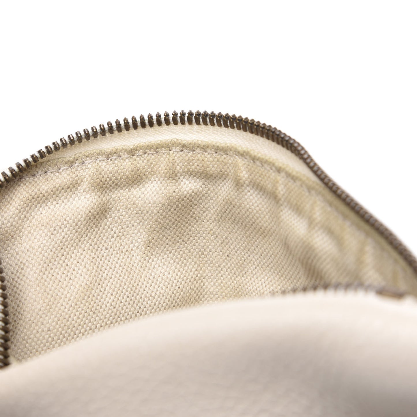 Grained Calfskin Small Logo Belt Bag White