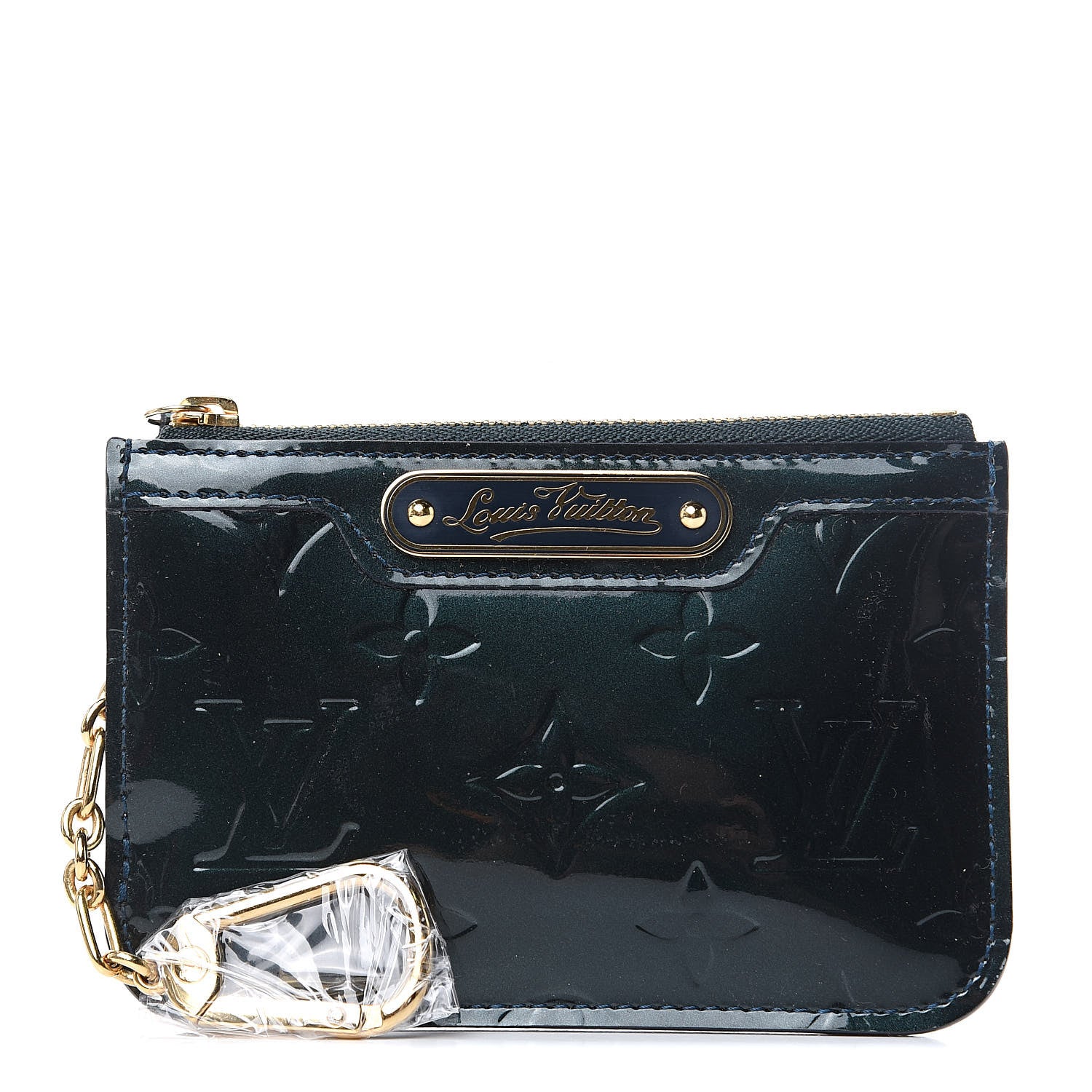 Louis Vuitton Vernis Key Pouch Blue Nuit 1 of 6